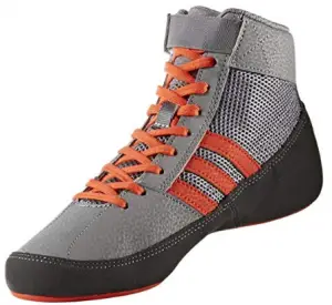 adidas Men's Boy's HVC2 Wrestling Mat Shoe Ankle Strap