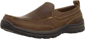 Skechers Men’s Relaxed Fit Memory Foam Superior Gains Slip-on