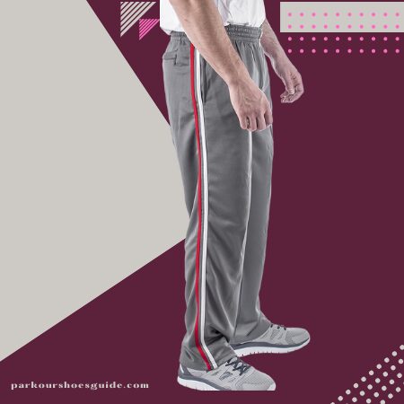 Vertical Sport Mesh Side Pockets Running Men’s Track Pants